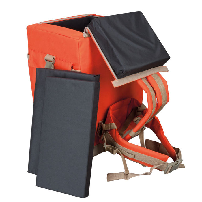 Toppmatad robust ryggsäck för totalstationer