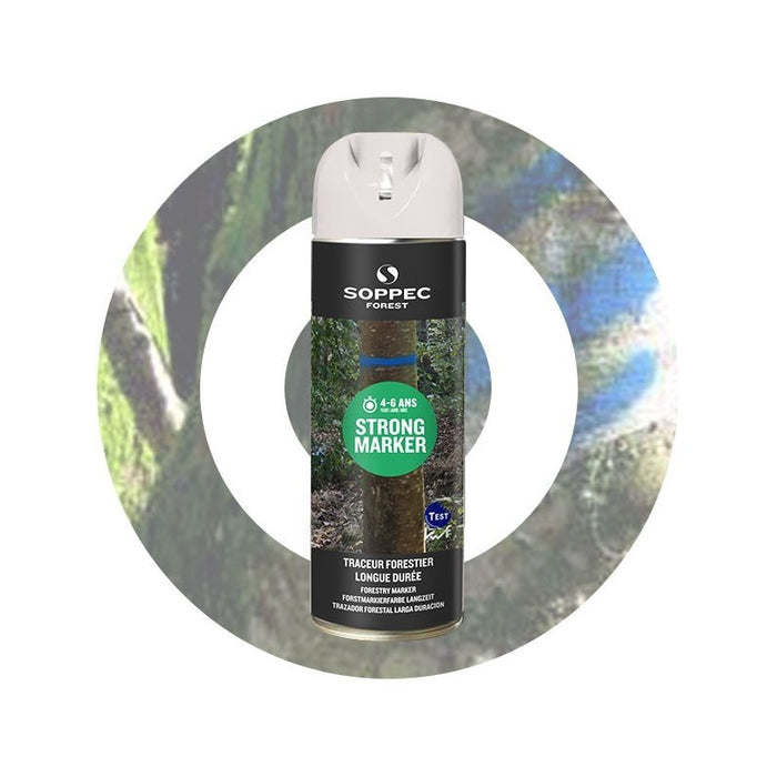 Strong Marker 12-pack, icke-fluorescerande skogsfärg med lång hållbarhet