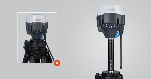 Emlid Stångförlängare 150mm