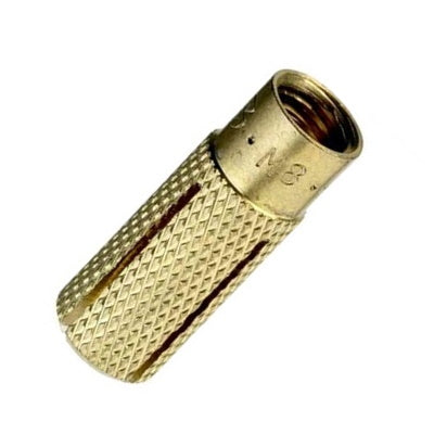 Messingekspander 30mm med M8-gjenge