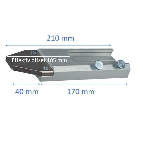 Invarfotplatta/sko för "gardinfasader"