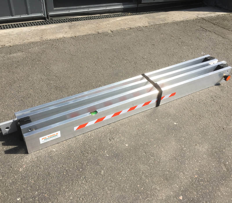 Rätskiva hopfällbar 5m/1,25m med libell