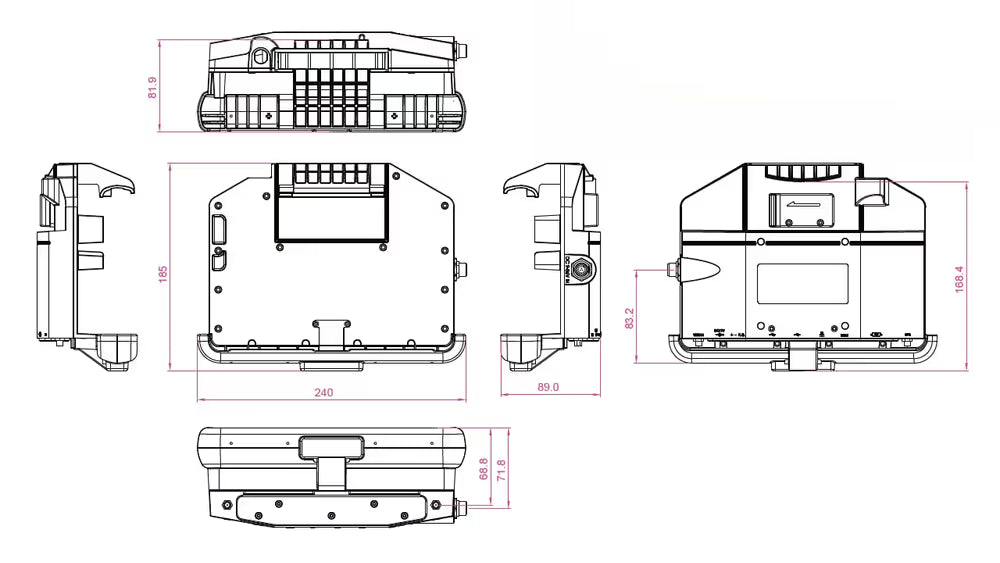 Algiz 8X låsbar fordonsdocka