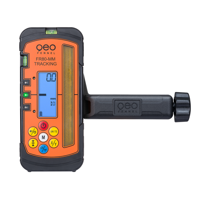 FR 80-MM Tracking Receiver for rotating laser RED and GREEN