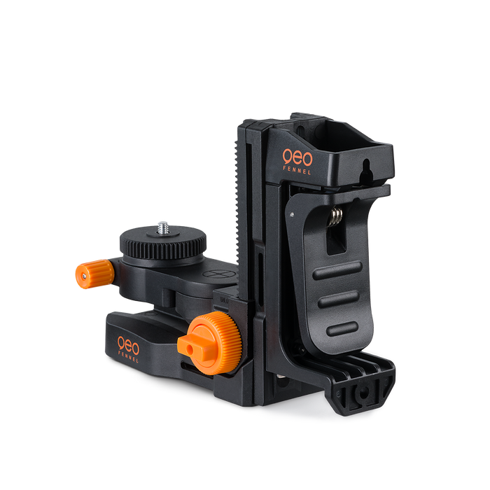 Multifunktionellt fäste för punkt- och linjelasrar