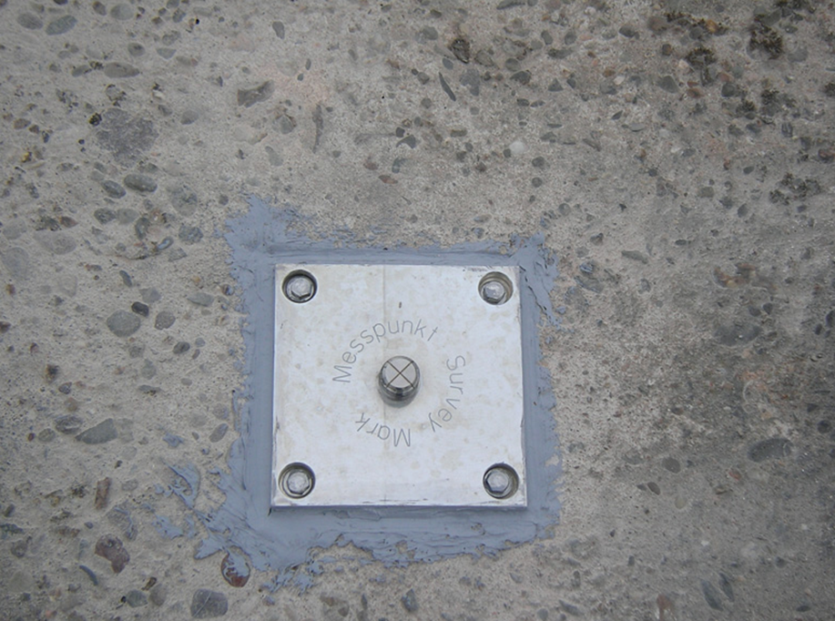 Fixpunkt för Stativ, Prisma och Totalstation