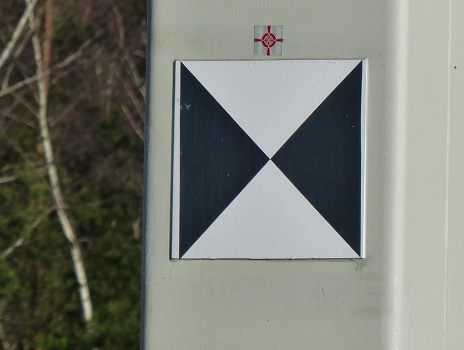 Laserscanner och Drönarskylt 400x400mm