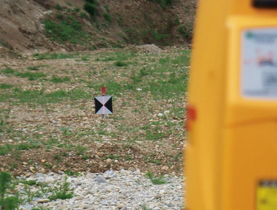 Laser Target vikbar för linjelaser