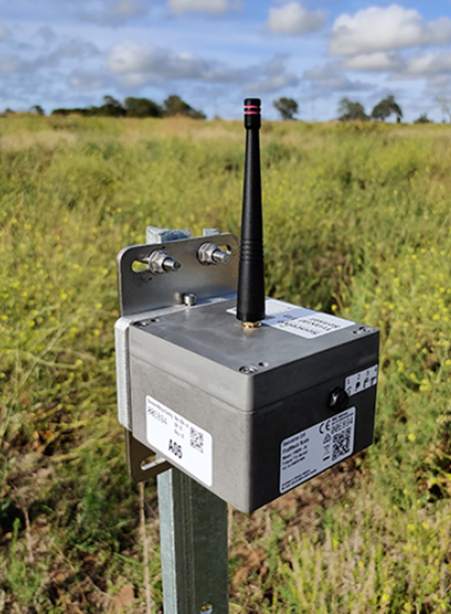 Triaxial lutningssensornod