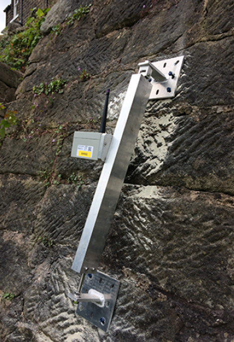 Triaxial lutningssensornod