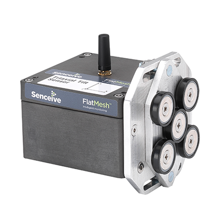 Triaxial lutningssensornod