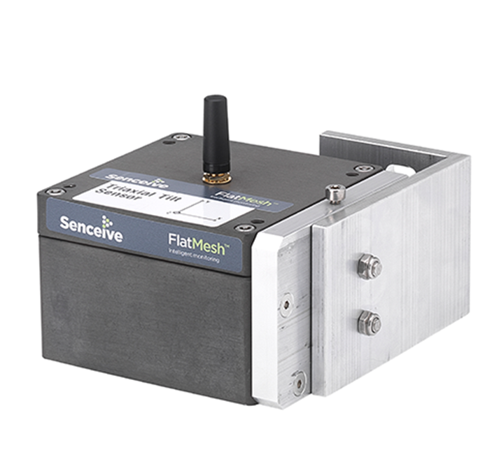 Triaxial lutningssensornod