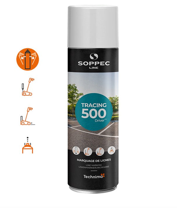 TRACING : Linjemarkering spray Vit 500 ml 12-pack