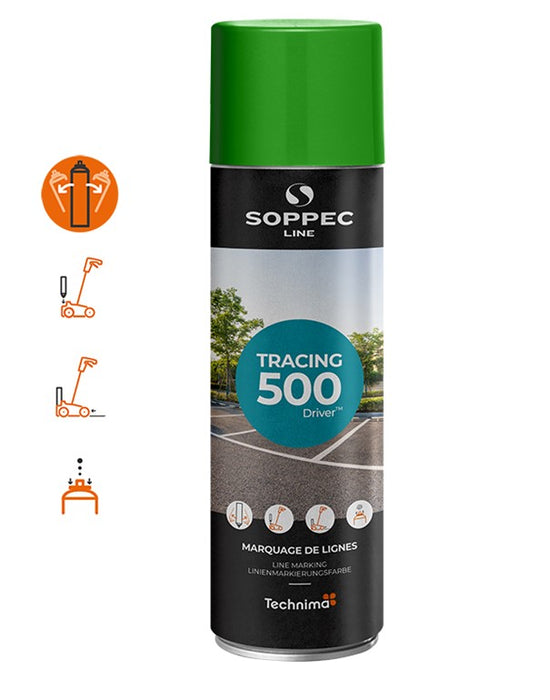 TRACING : Linjemarkering spray Grön 500 ml 12-pack