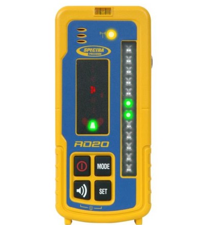Spectra Precision LR50W – Maskinmottagare med trådlös hyttdisplay RD20