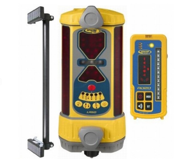 Spectra Precision LR50W – Maskinmottagare med trådlös hyttdisplay RD20