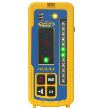 Spectra Precision LR60W – Maskinmottagare med trådlös hyttdisplay RD20